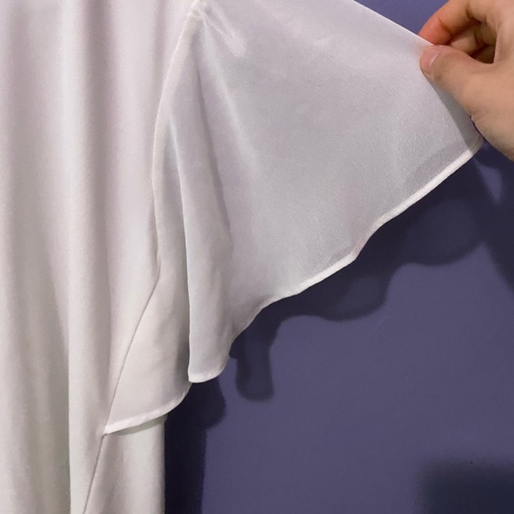 Calvin Klein white formal blouse - Picture 5 of 7